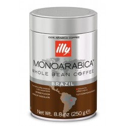 Cafea illy Espresso monoarabica BRAZILIA boabe cu cofeina 250gr