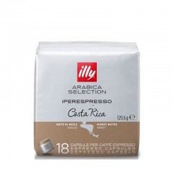 Cafea Illy 18 capsule iperespresso COSTA RICA cu cofeina