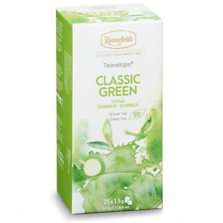 Ceai Ronnefeldt Teavelope BIO CLASSIC GREEN cutie
