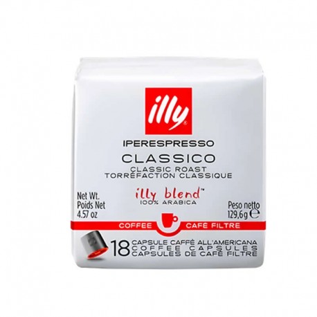 Cafea illy 18 capsule iperespresso CLASSICO AMERICANO