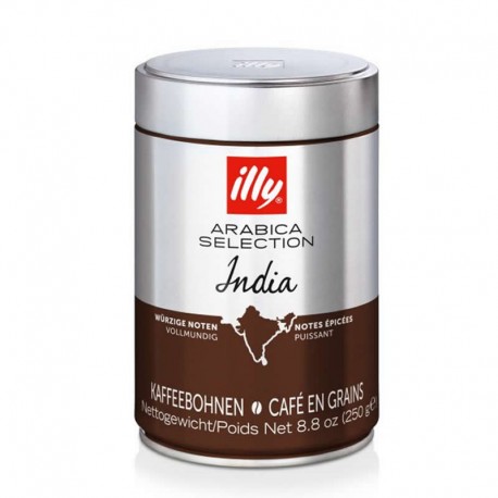 Cafea illy Espresso monoarabica INDIA boabe cu cofeina 250gr