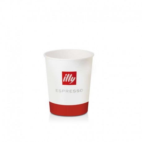 illy set 50 buc pahare take away espresso scurt 120 ml / 4 oz