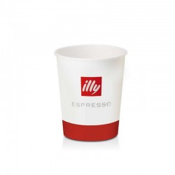 illy set 50 buc pahare take away espresso lung 210 ml / 7 oz